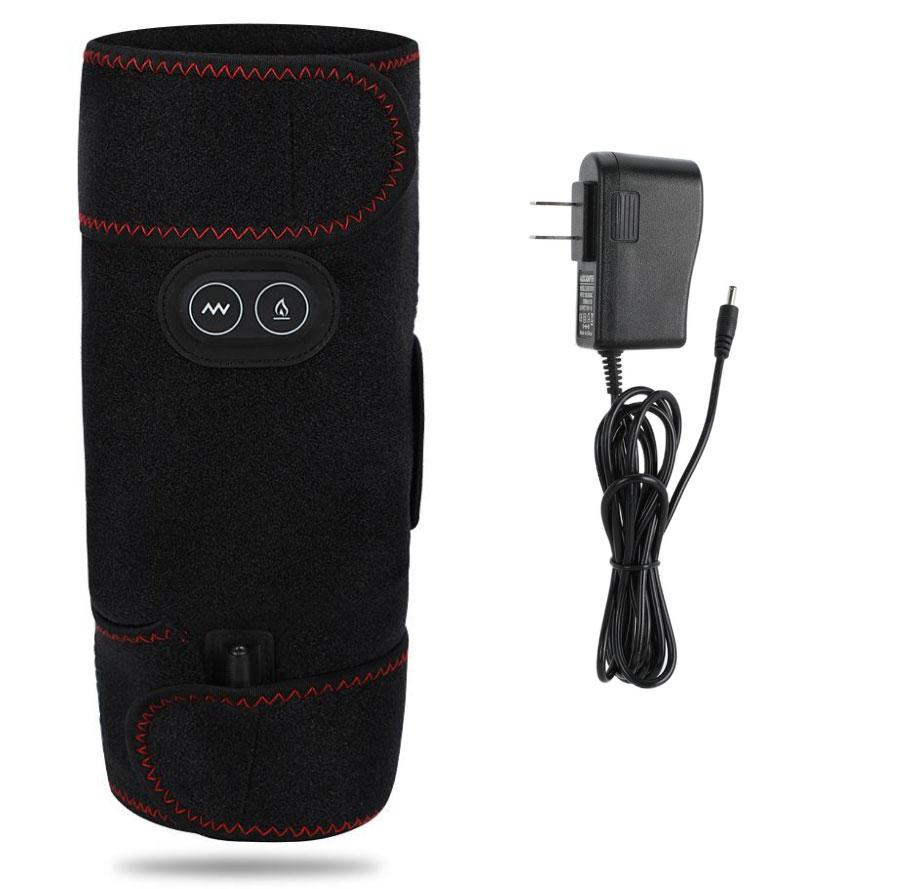 Doact новые согревающие вибрационные физиотерапевтические наколенники Одинарная упаковка Черный Один размер 100‑240В/8,4В